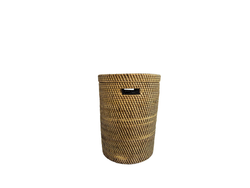 Rattan Wäschekorb Aga - Rattan mit Deckel braun